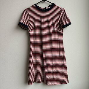 ✨$5/$25 & Other Stories Stripe Nautical Boxy Relaxed Mini Dress Size 6 / Small